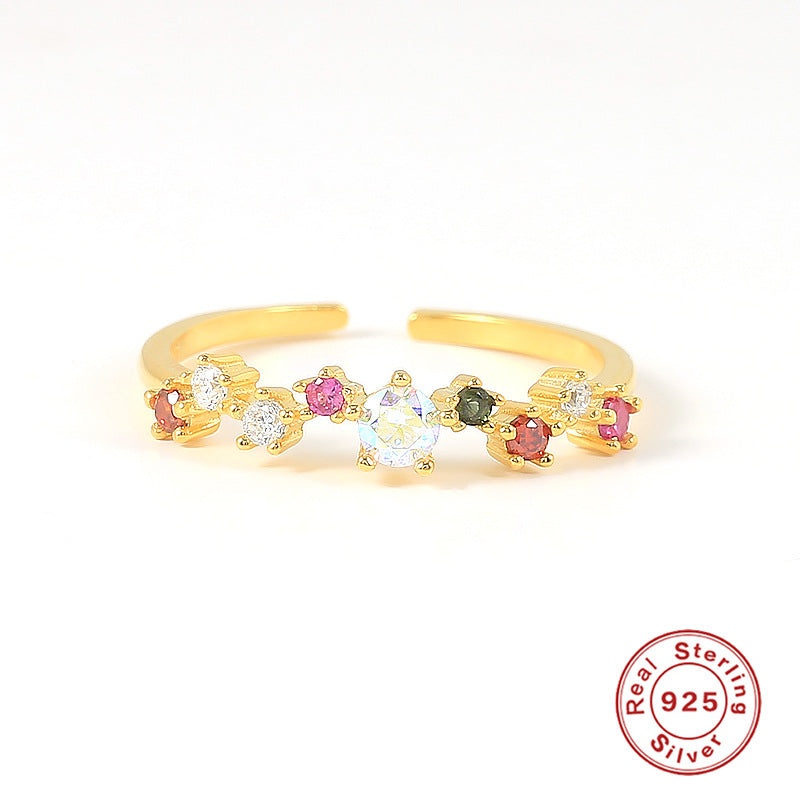 Anillos De Flor De Corazón De Plata Esterlina al por mayor